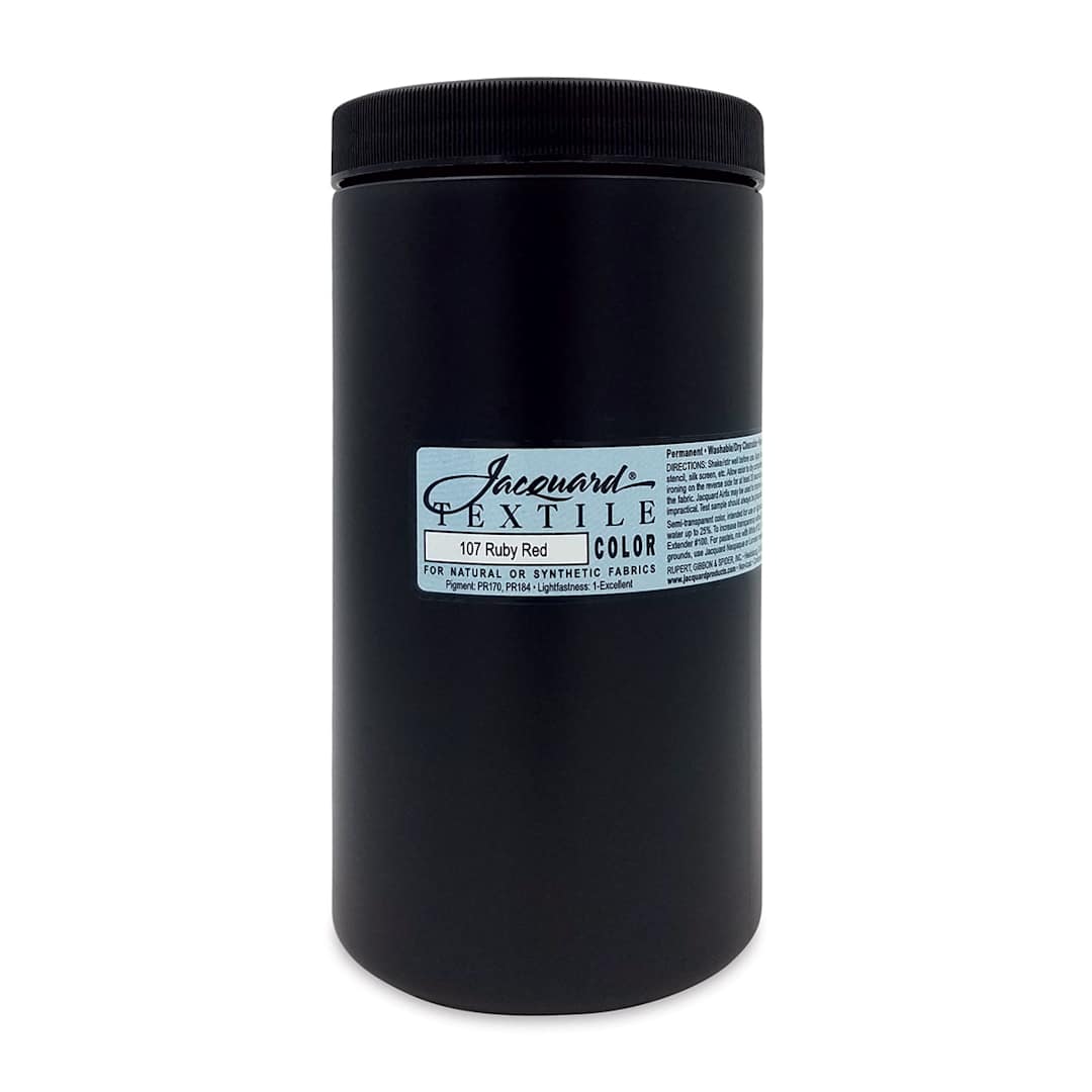 Open in modal - Jacquard Textile Color - Ruby Red, 32 oz jar