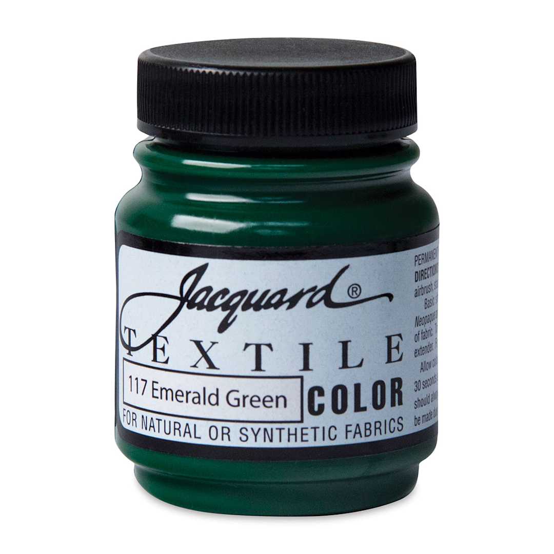 Open in modal - Jacquard Textile Color - Emerald Green, 2.25 oz jar
