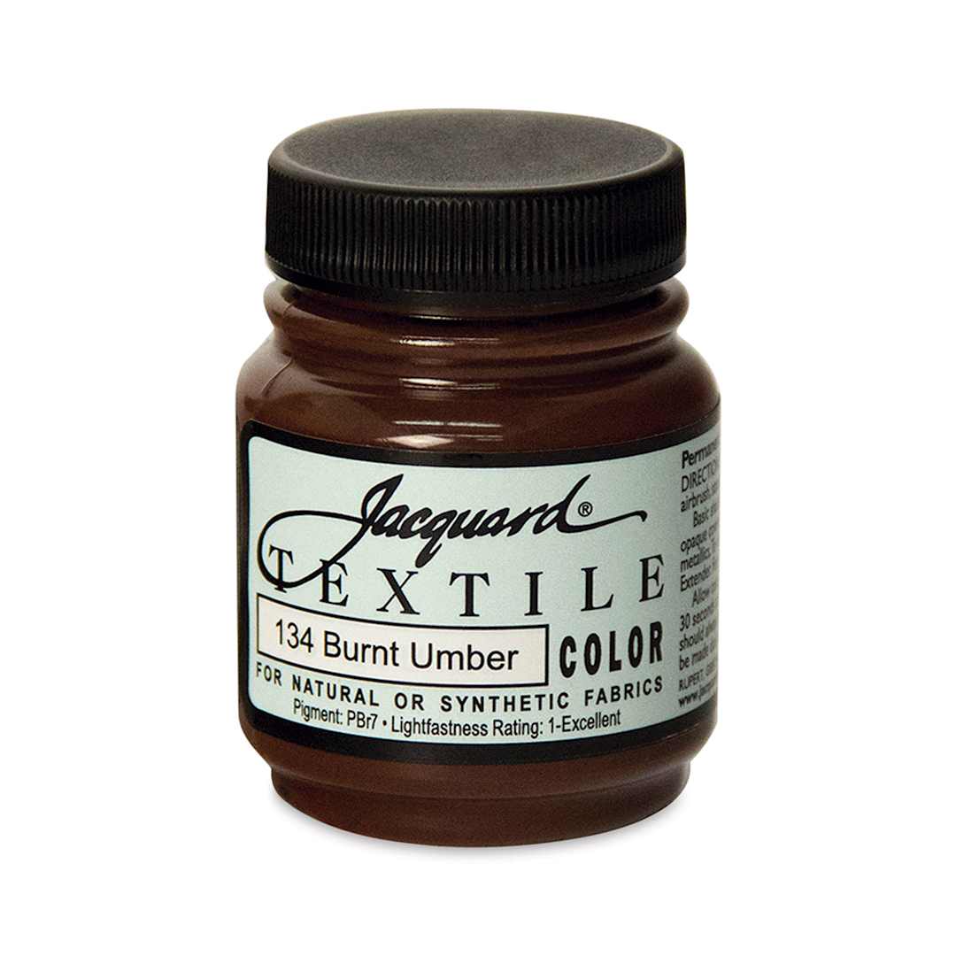 Open in modal - Jacquard Textile Color - Burnt Umber, 2.25 oz jar