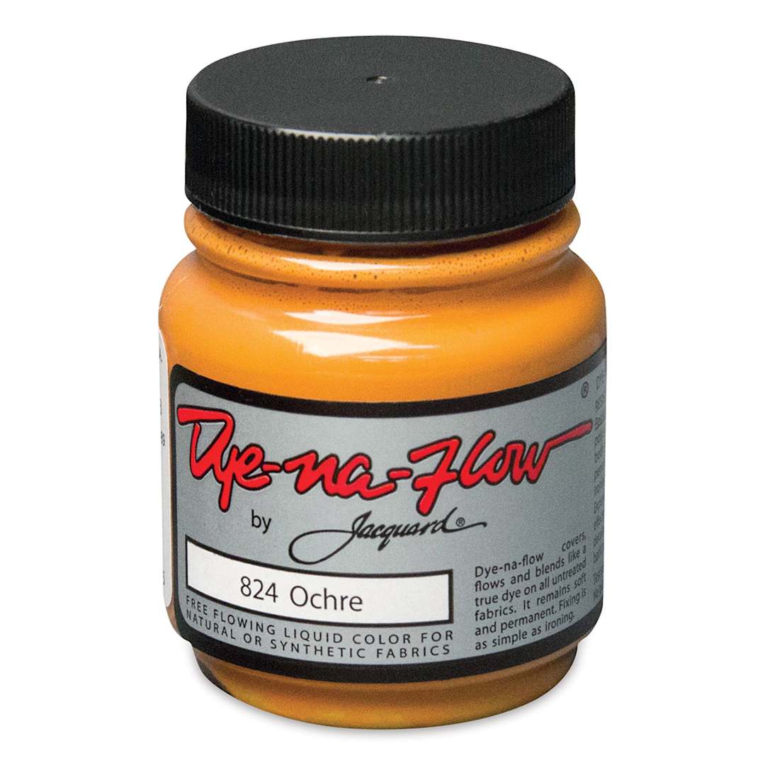 Open in modal - Jacquard Dye-Na-Flow Fabric Color - Ochre, 2.25 oz jar