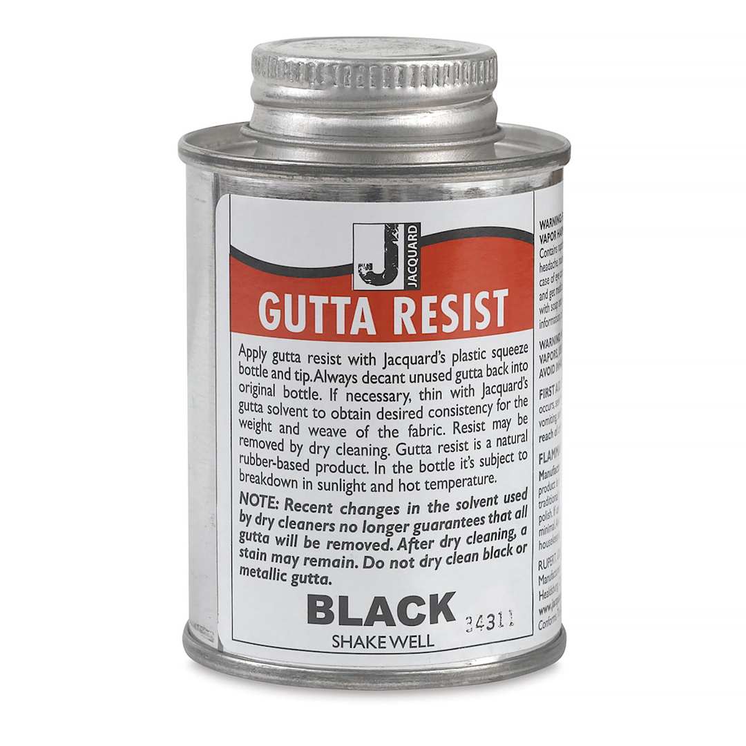 Open in modal - Jacquard Gutta Resist - Black, 4 oz can