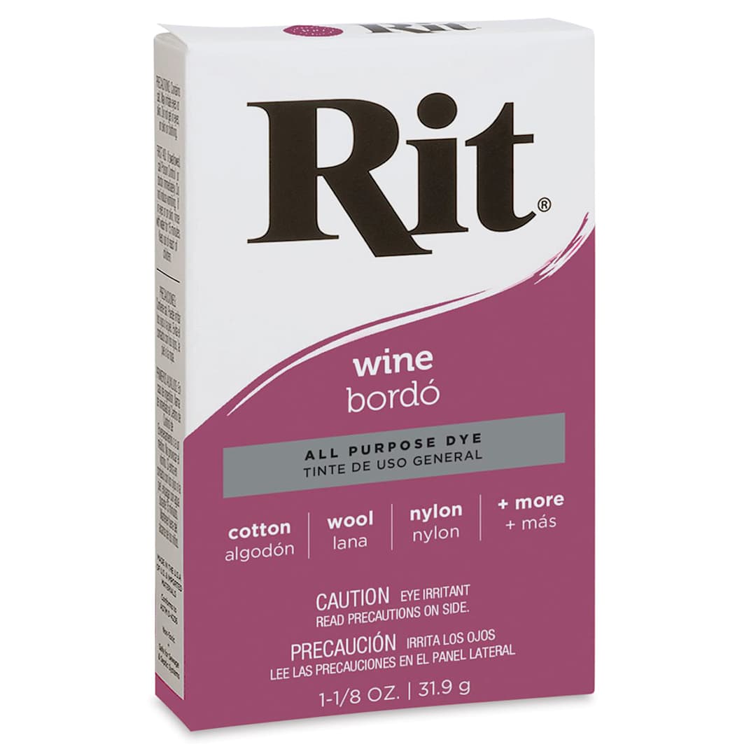 Open in modal - Rit All Purpose Powder Dye - Wine, front of the packaging