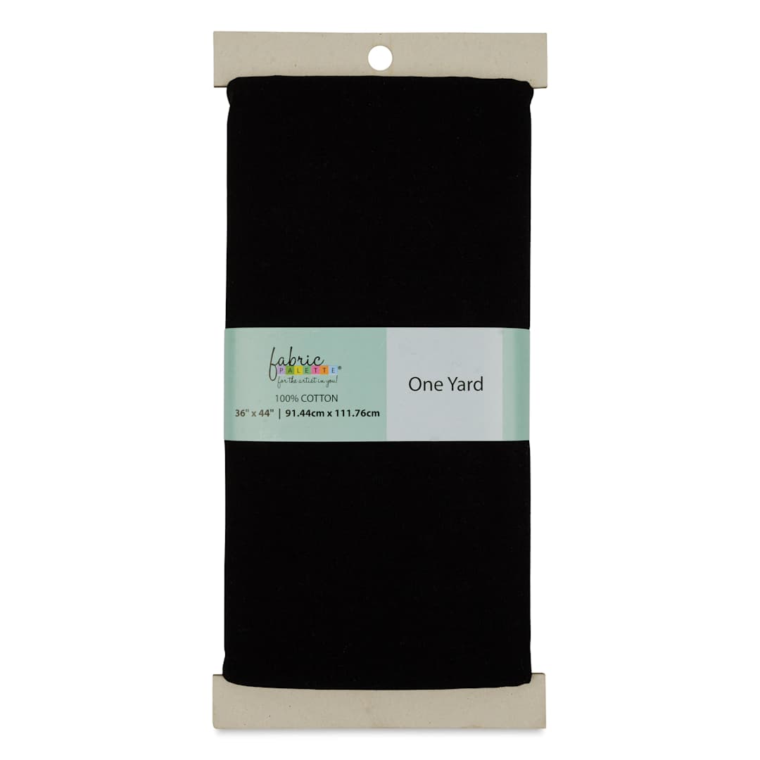 Open in modal - Fabric Palette Pre-Cut Cotton Fabric - Black, 1 yd