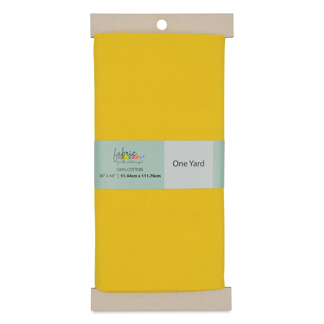 Open in modal - Fabric Palette Pre-Cut Cotton Fabric - Yellow, 1 yd