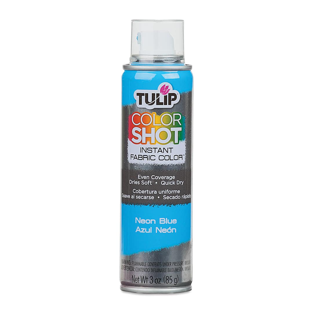 Open in modal - Tulip ColorShot Instant Fabric Color Spray - Neon Blue