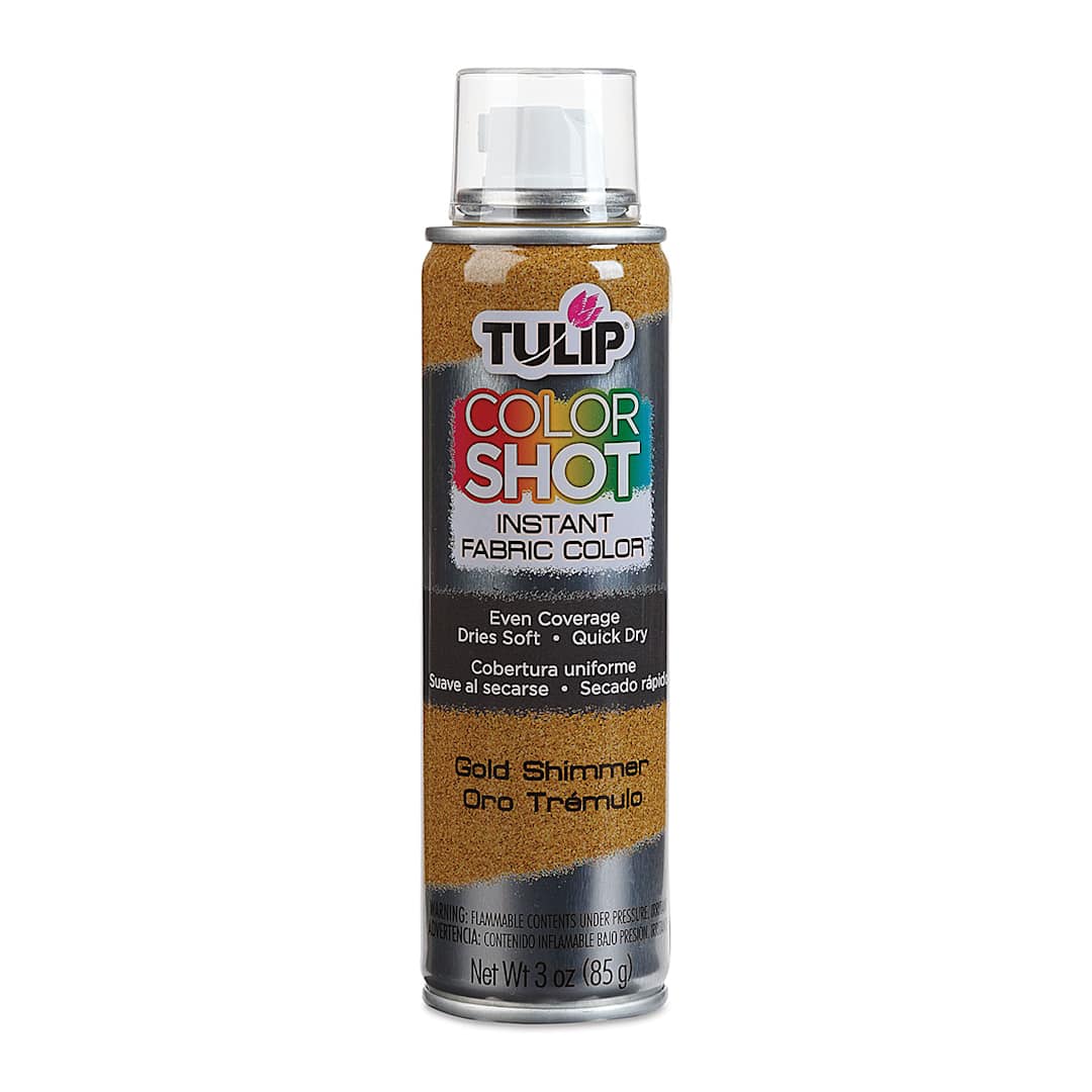 Open in modal - Tulip ColorShot Instant Fabric Color Spray - Metallic Gold