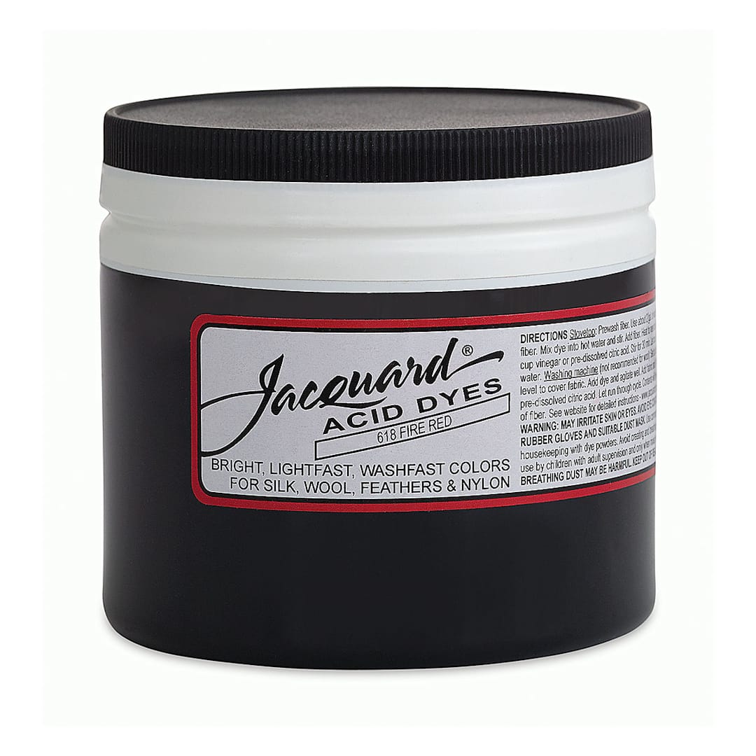 Open in modal - Jacquard Acid Dye - Fire Red, 8 oz