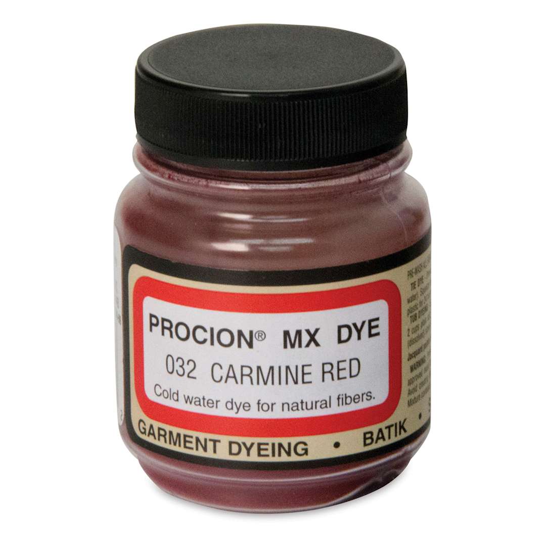 Open in modal - Jacquard Procion MX Fiber Reactive Cold Water Dye - Carmine Red, 2/3 oz jar