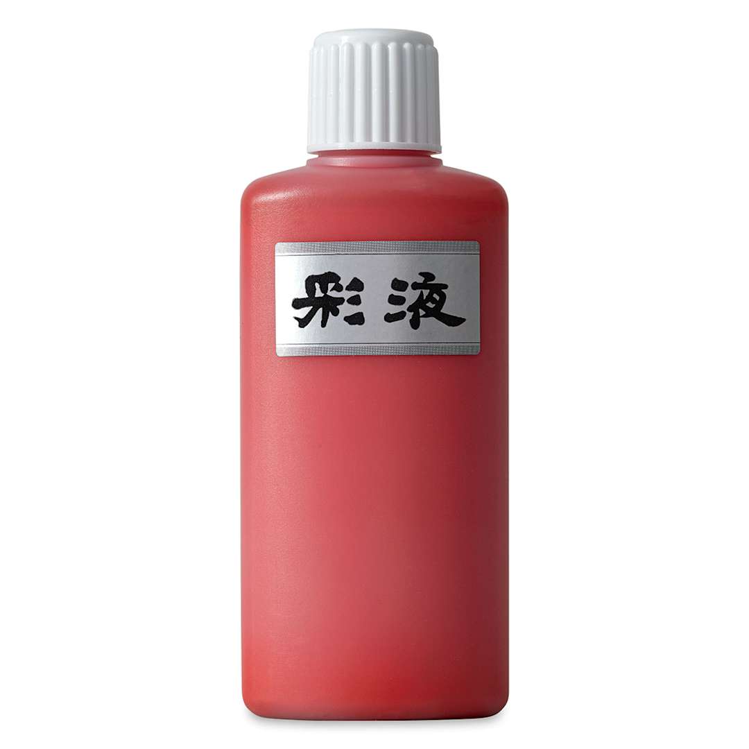 Open in modal - Aitoh Boku-Undo Suminagashi Marbling Ink - Red, 6.75 oz, Bottle (Front)