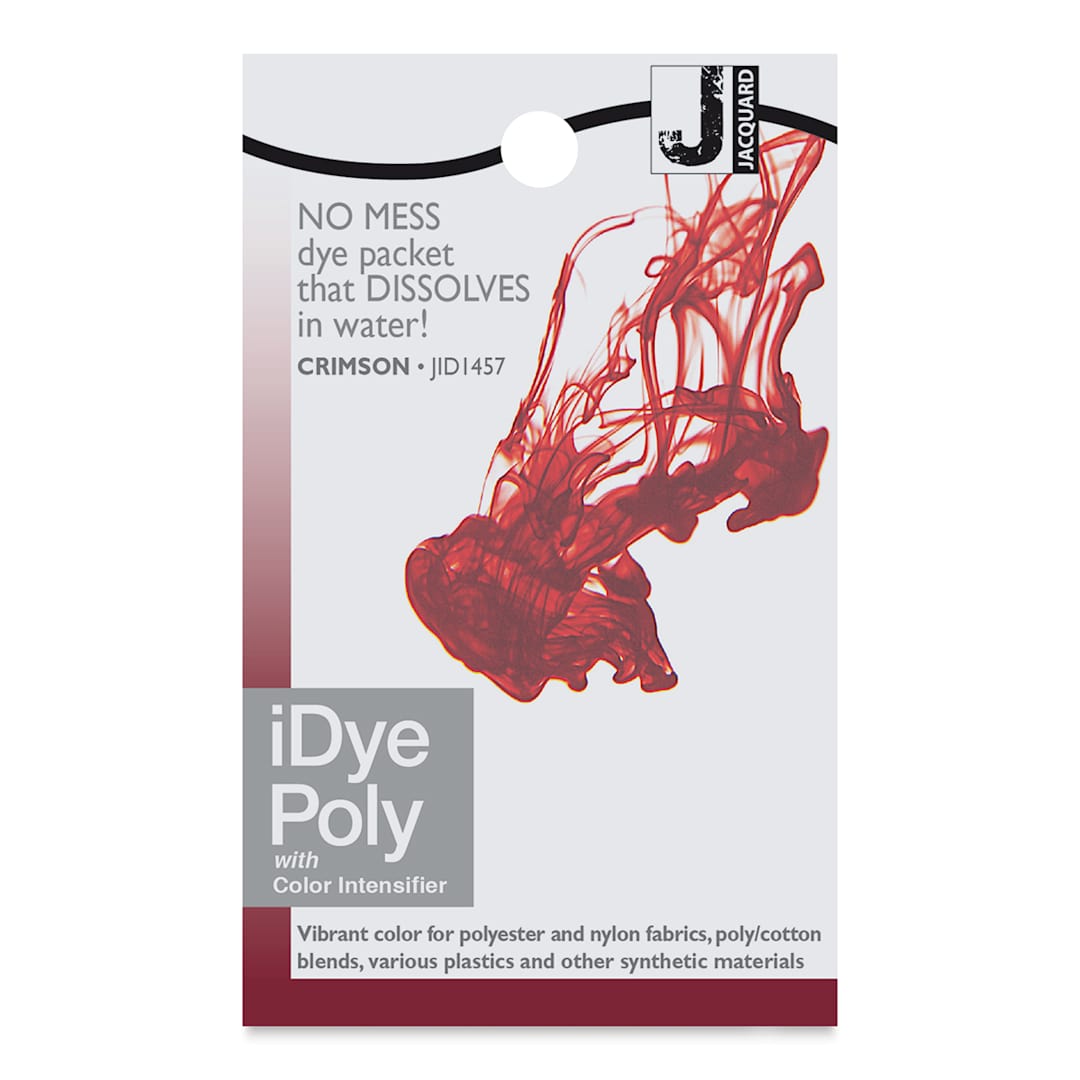 Open in modal - Jacquard iDye Color - Crimson, Polyester / Nylon, 14 g packet