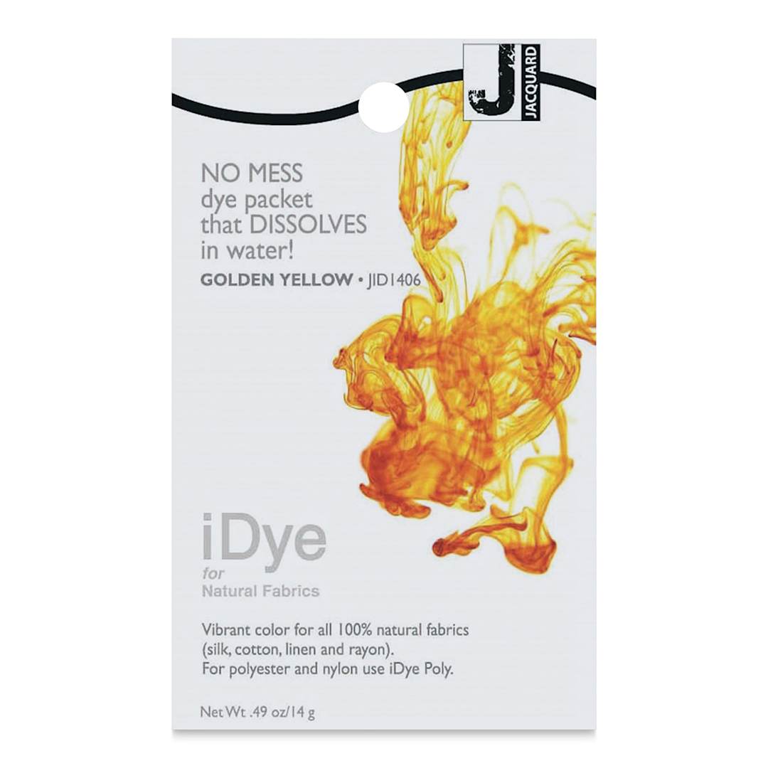 Open in modal - Jacquard iDye - Golden Yellow, Natural Fabrics, 14 g packet