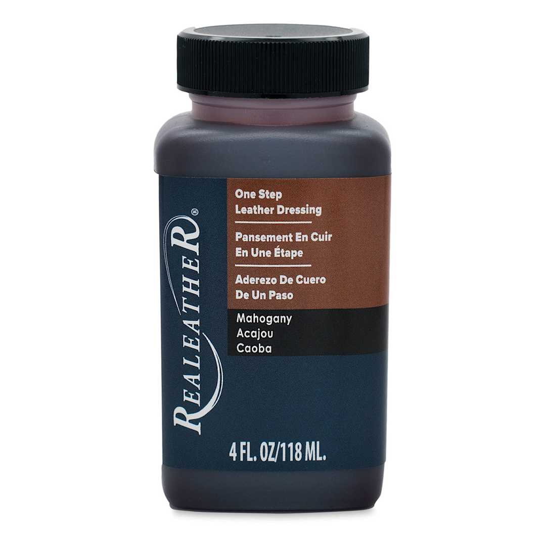 Open in modal - Realeather One Step Leather Dressing - Mahogony, 4 oz