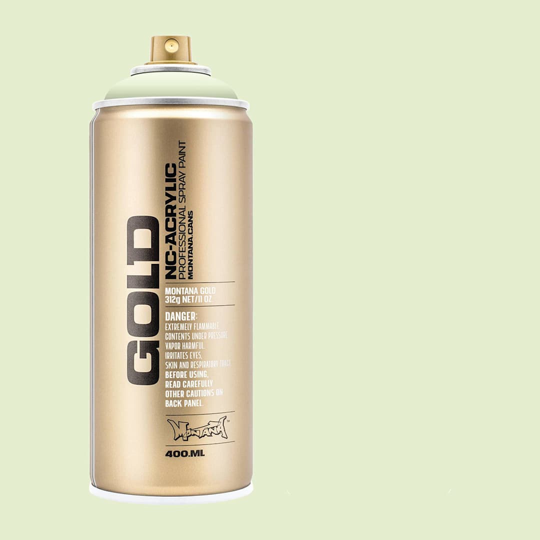 Open in modal - Montana Gold Acrylic Professional Spray Paint - Venom, 400 ml (Spray can with color swatch)