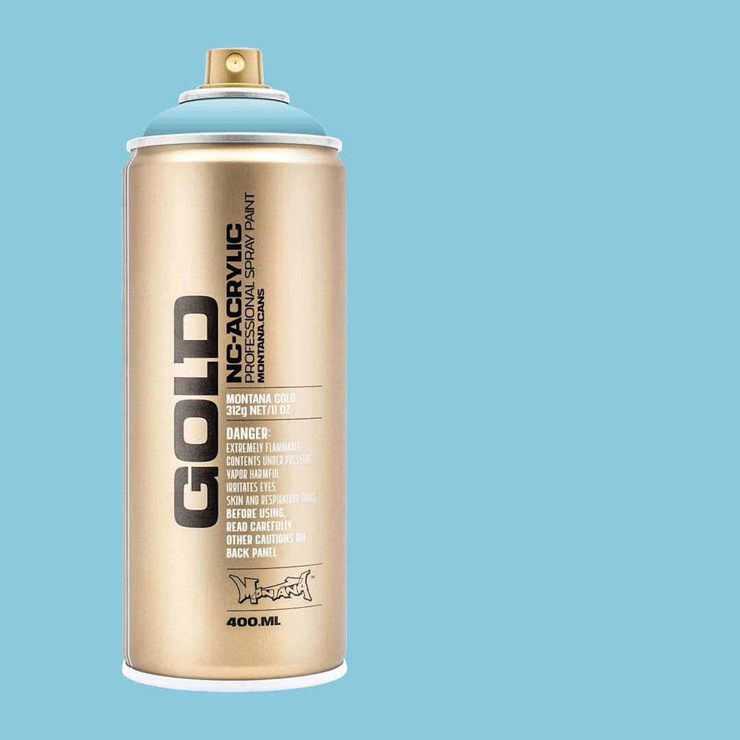 Open in modal - Montana Gold Acrylic Professional Spray Paint - Himalaya, 400 ml (Spray can with color swatch)