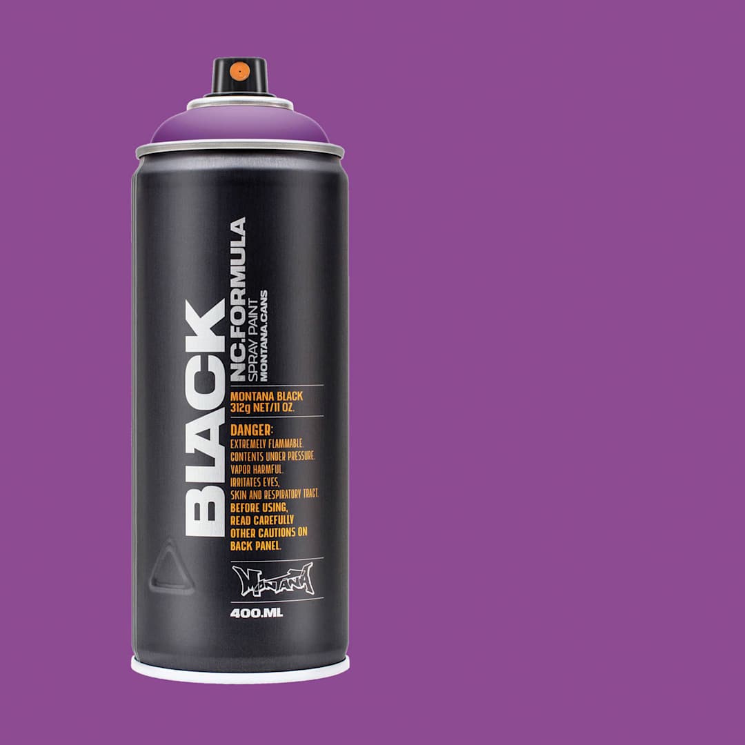 Open in modal - Montana Black Spray Paint - Pimp Violet, 400 ml can with swatch