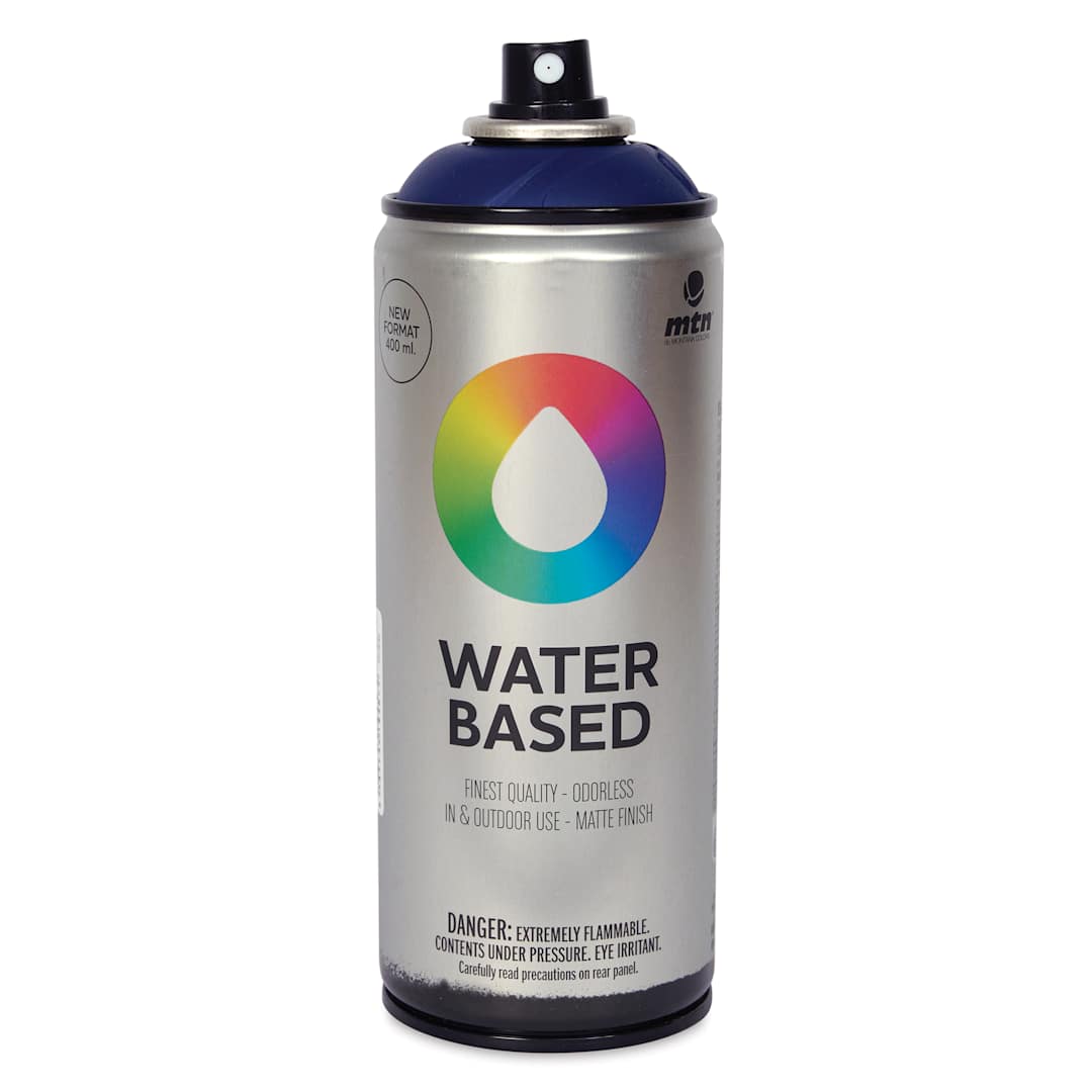 Open in modal - MTN Water Based Spray Paint - Abyss Blue, 400 ml Can
