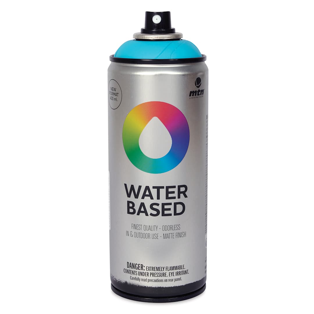 Open in modal - MTN Water Based Spray Paint - Fiji Blue, 400 ml Can
