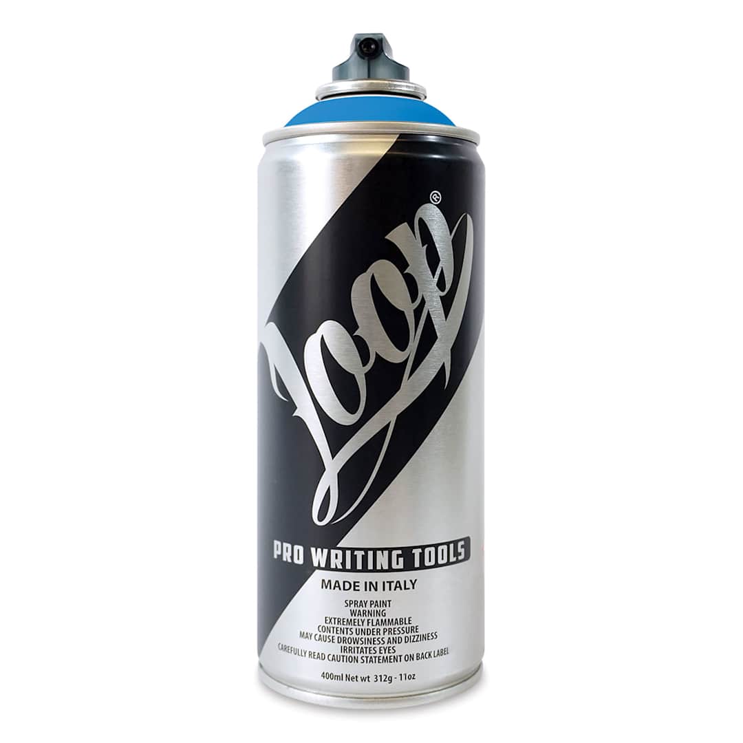 Open in modal - Loop Colors Spray Paint - Fluo Blue, LP409, 400 ml