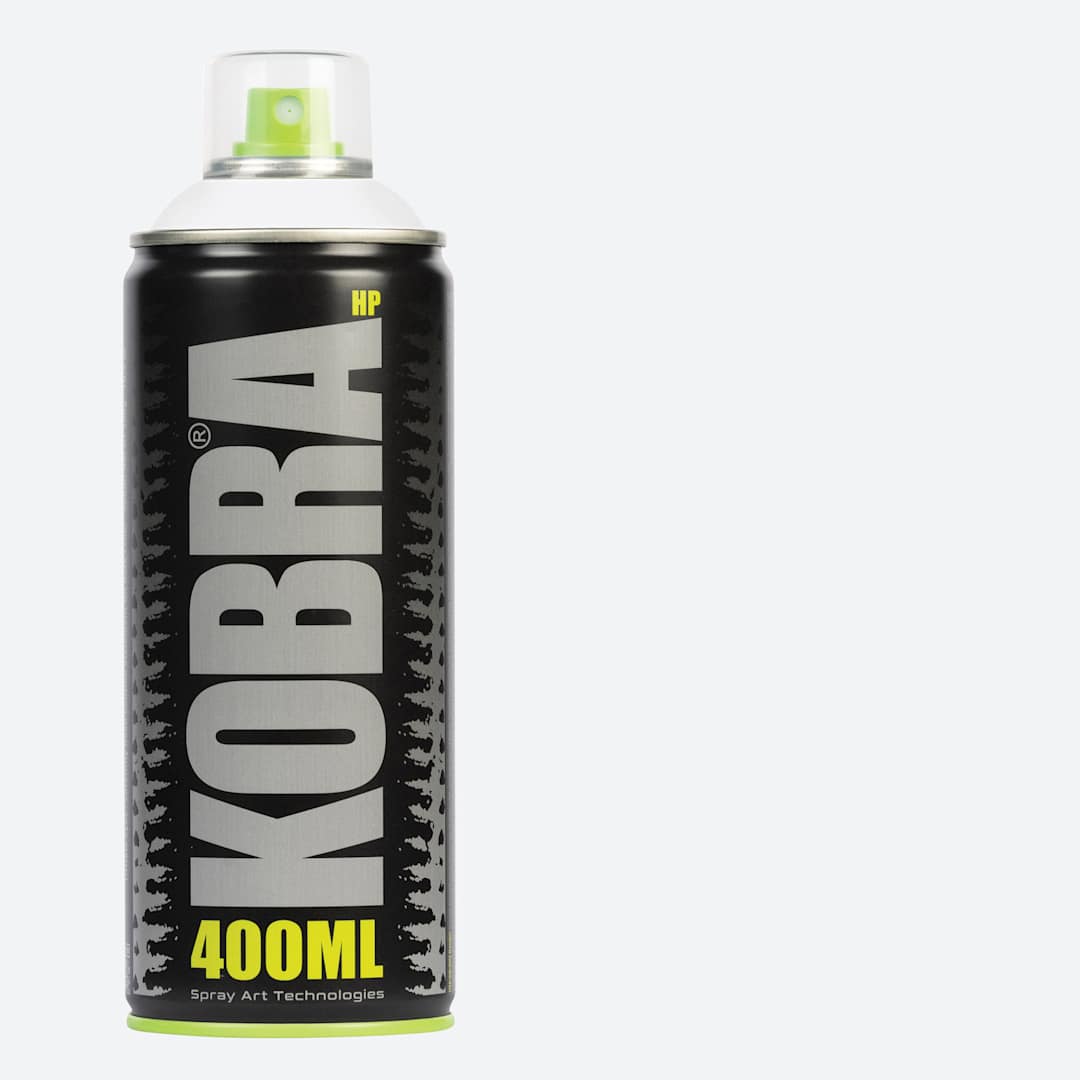 Open in modal - Kobra High Pressure Spray Paint - Light Grey, 400 ml, Can with swatch