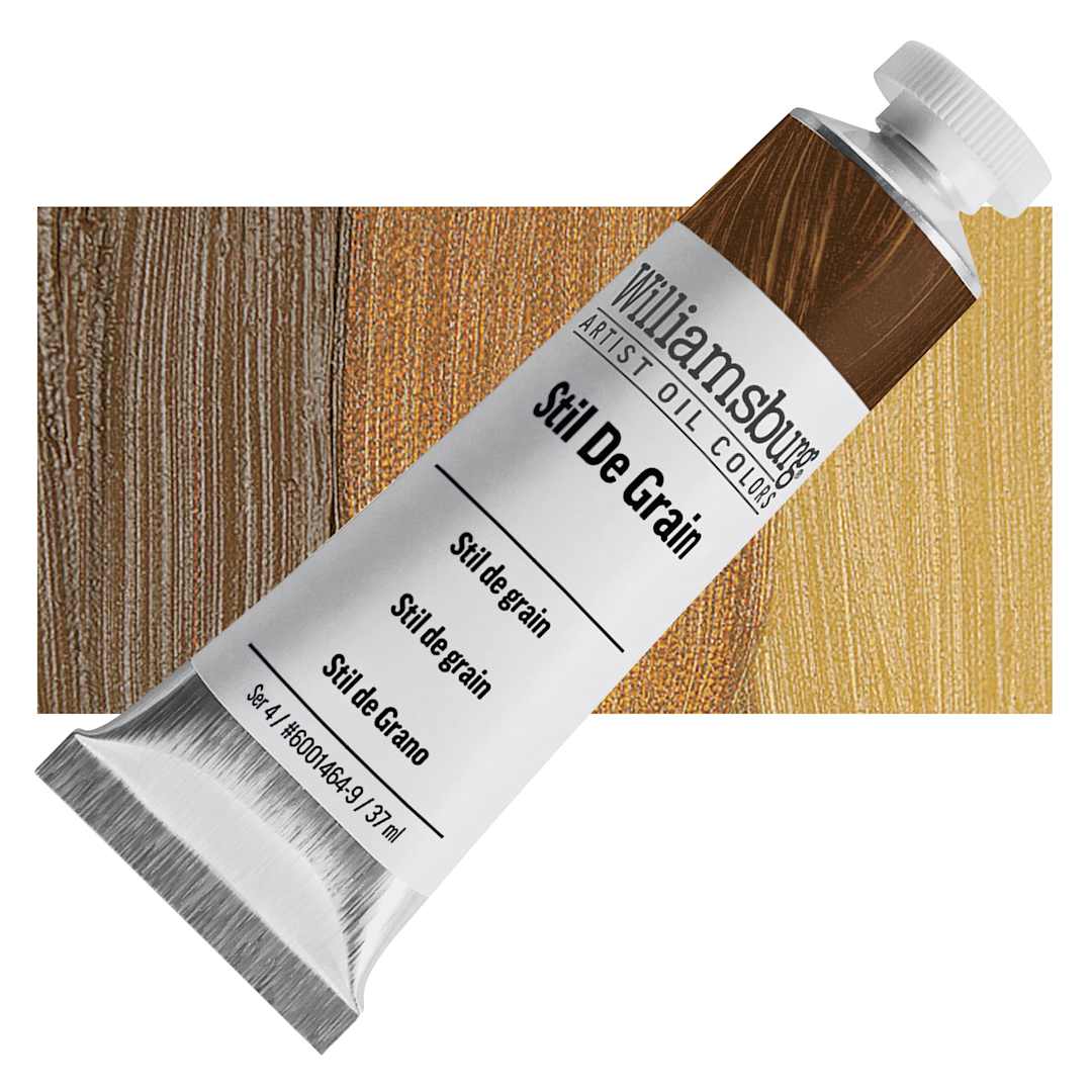 Open in modal - Williamsburg Handmade Oil Paint - Stil De Grain, 37 ml tube and swatch
