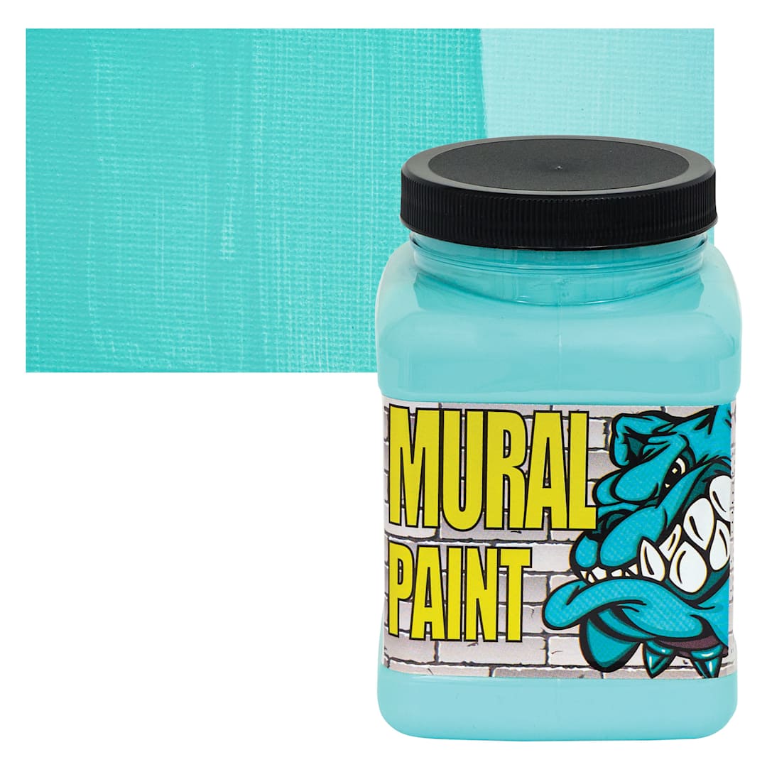 Open in modal - Chroma Acrylic Mural Paint - Chill, 16 oz Jar and swatch