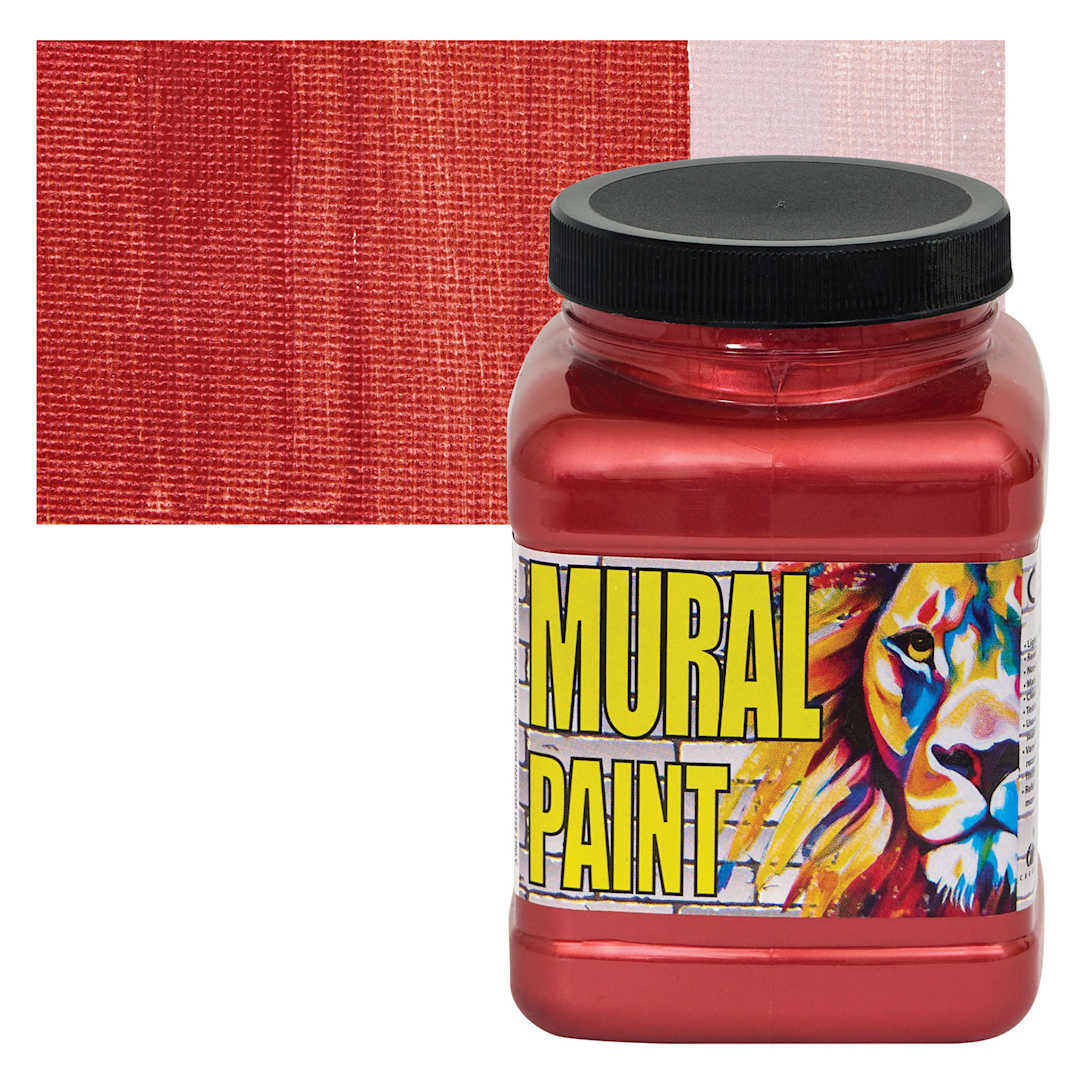 Open in modal - Chroma Acrylic Mural Paint - Backstage Pass, 16 oz Jar and swatch