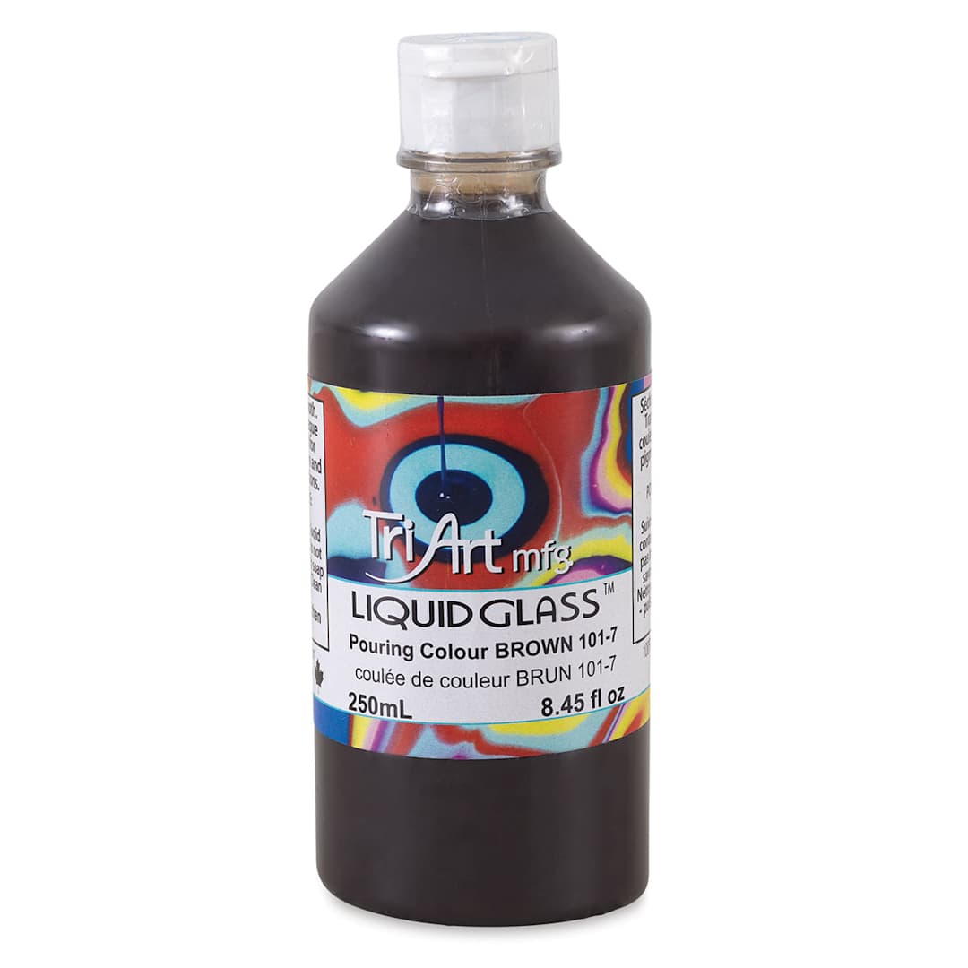Open in modal - Tri-Art Liquid Glass Acrylic Pouring Color - Brown, 250 ml