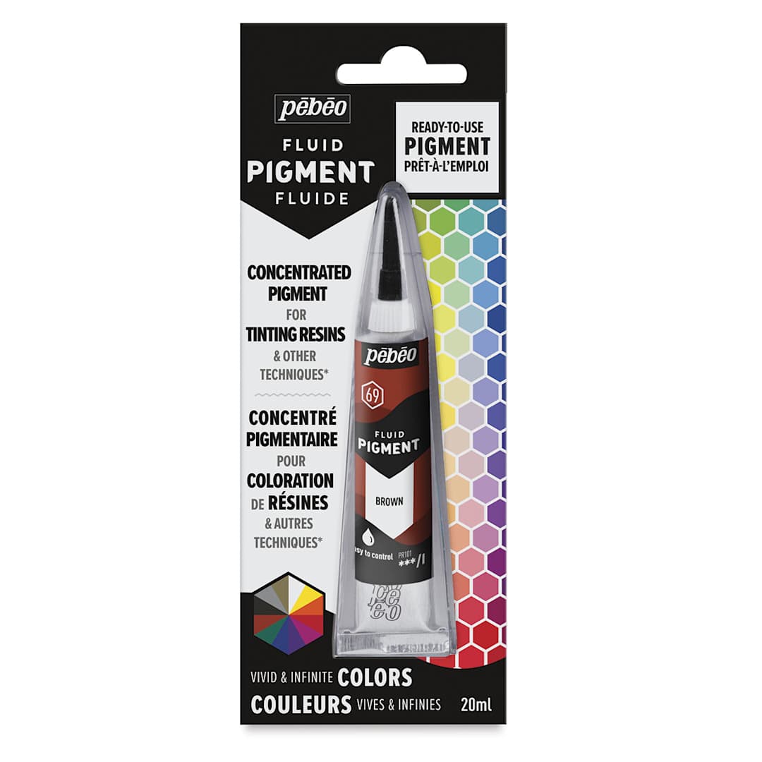 Open in modal - Pebeo Fluid Pigments - Brown, 20 ml, Tube