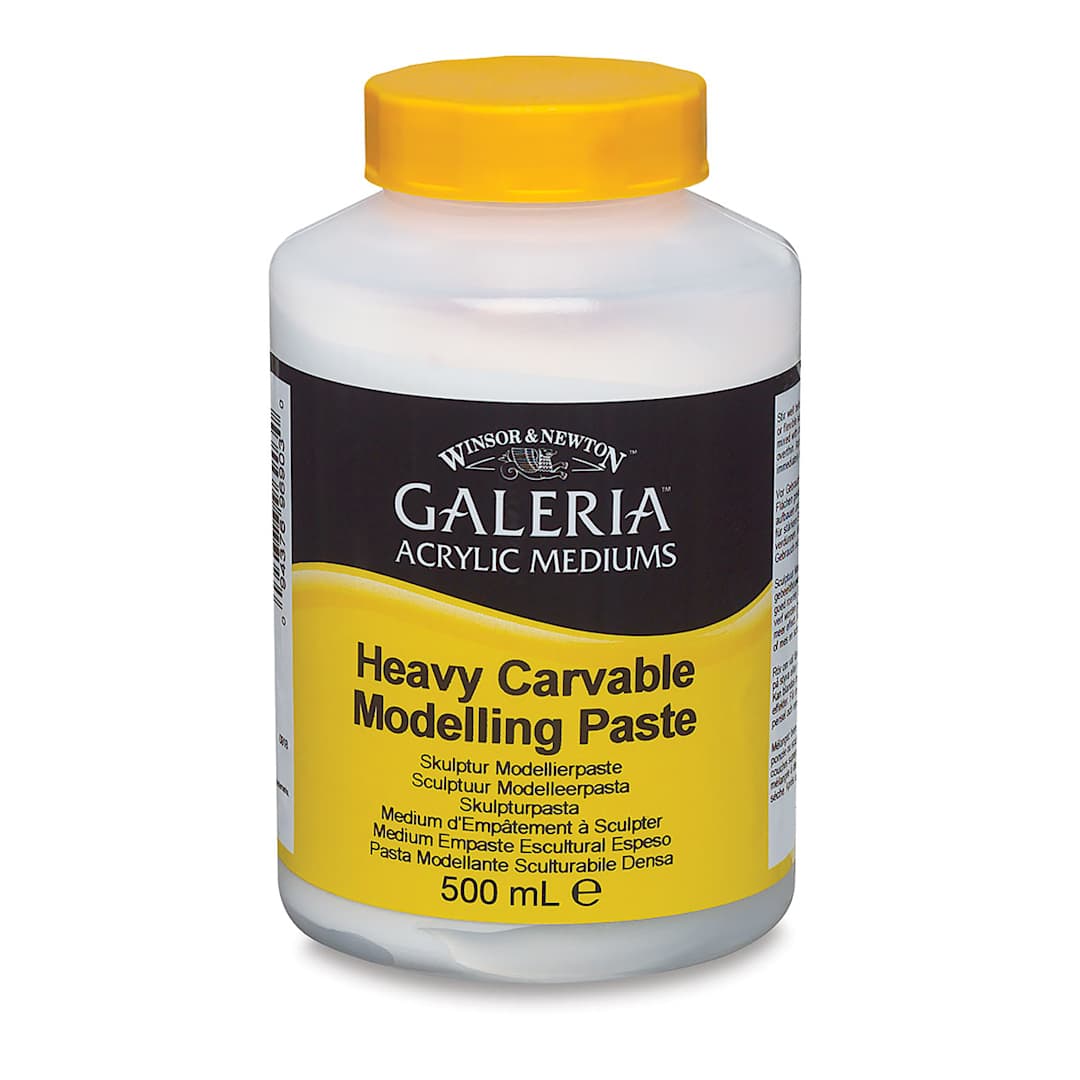 Open in modal - Winsor & Newton Galeria Heavy Carvable Modeling Paste - 500 ml bottle