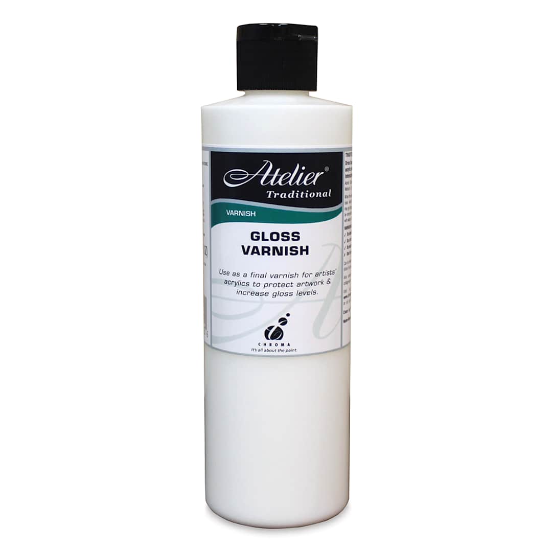 Open in modal - Chroma Atelier Medium & Varnish - Gloss, 8 oz bottle