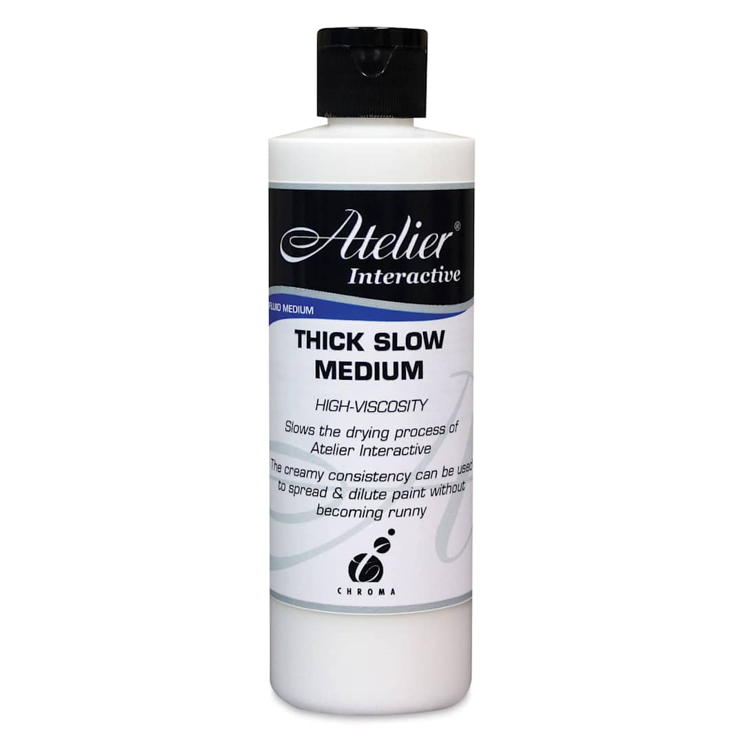 Open in modal - Chroma Atelier Interactive Slow Blending Medium - 8 oz, High-Viscosity