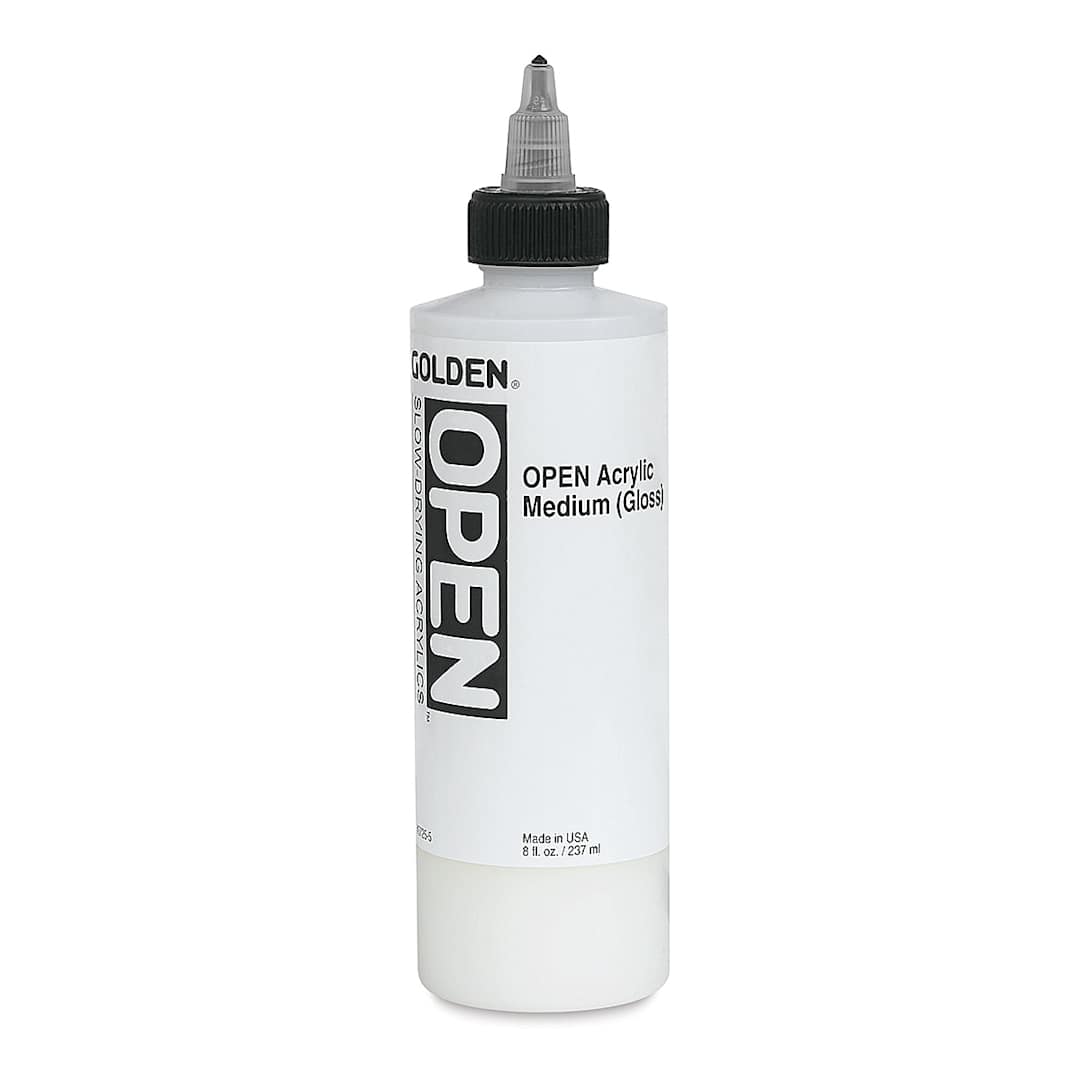 Open in modal - Golden Open Acrylic Medium - Gloss, 8 oz bottle