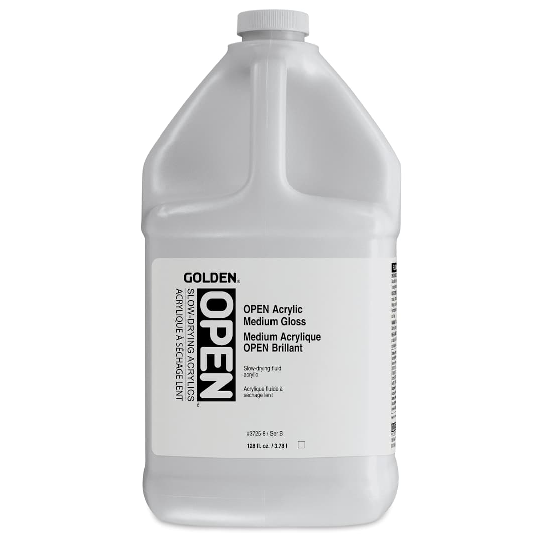 Open in modal - Golden Open Acrylic Medium - Gloss, 128 oz jar