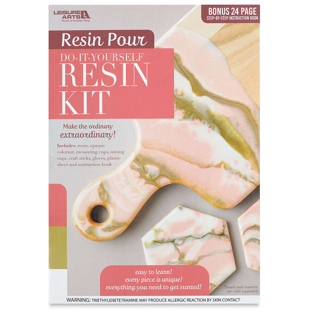 Open in modal - Leisure Arts Resin Pour Kit - Blush (Front of packaging)