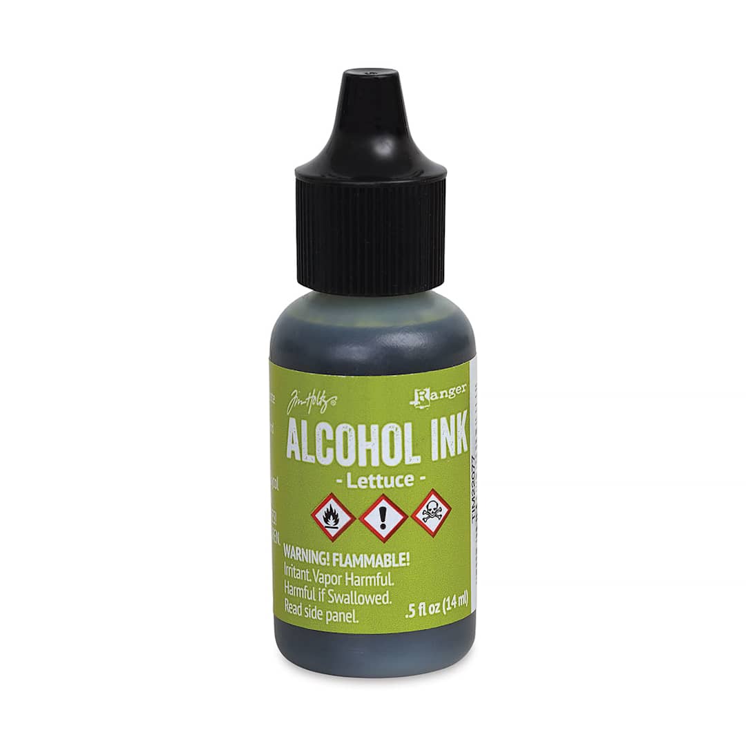 Open in modal - Ranger Tim Holtz Alcohol Ink - Lettuce, 0.5 oz