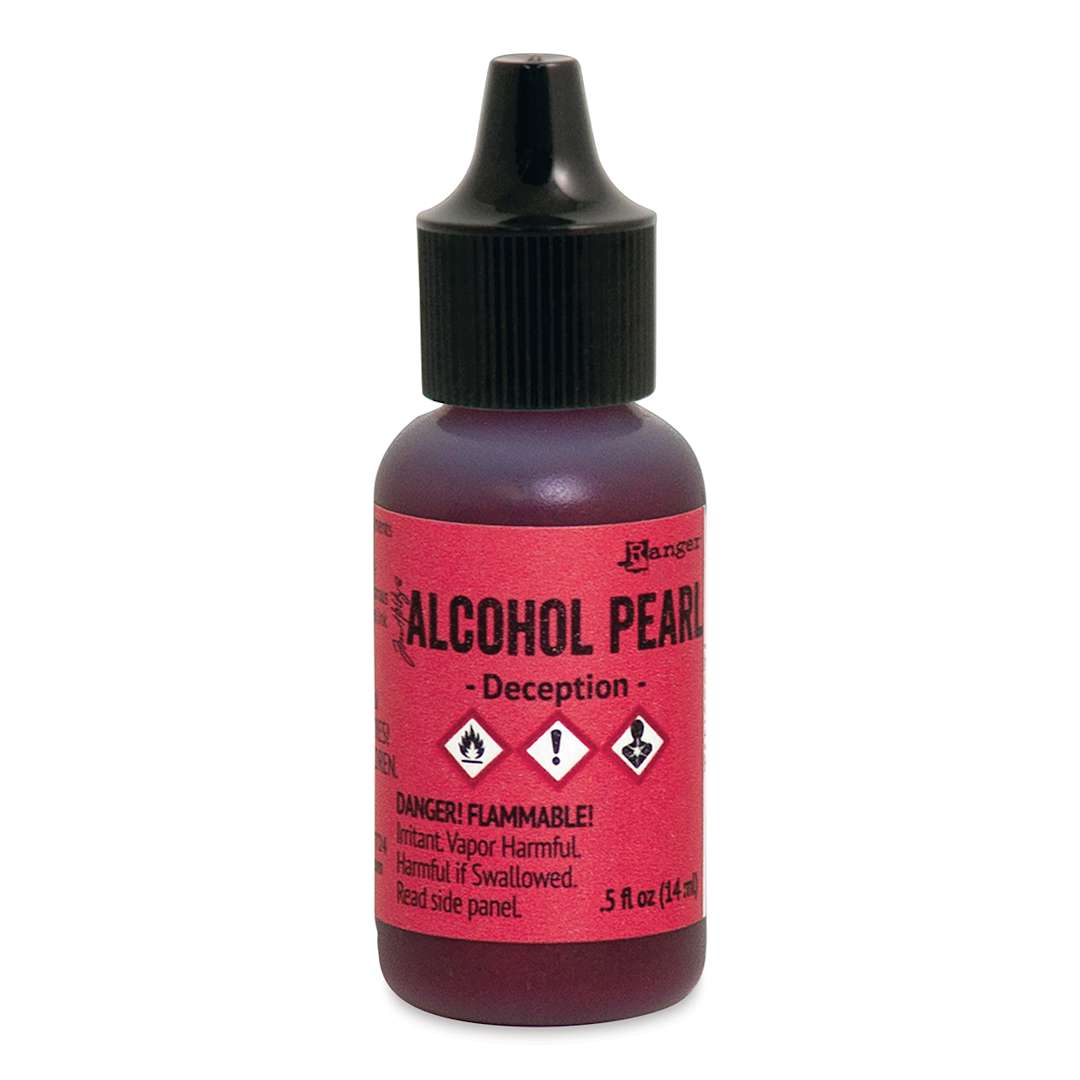 Open in modal - Ranger Tim Holtz Alcohol Ink - Deception, Pearl, 0.5 oz