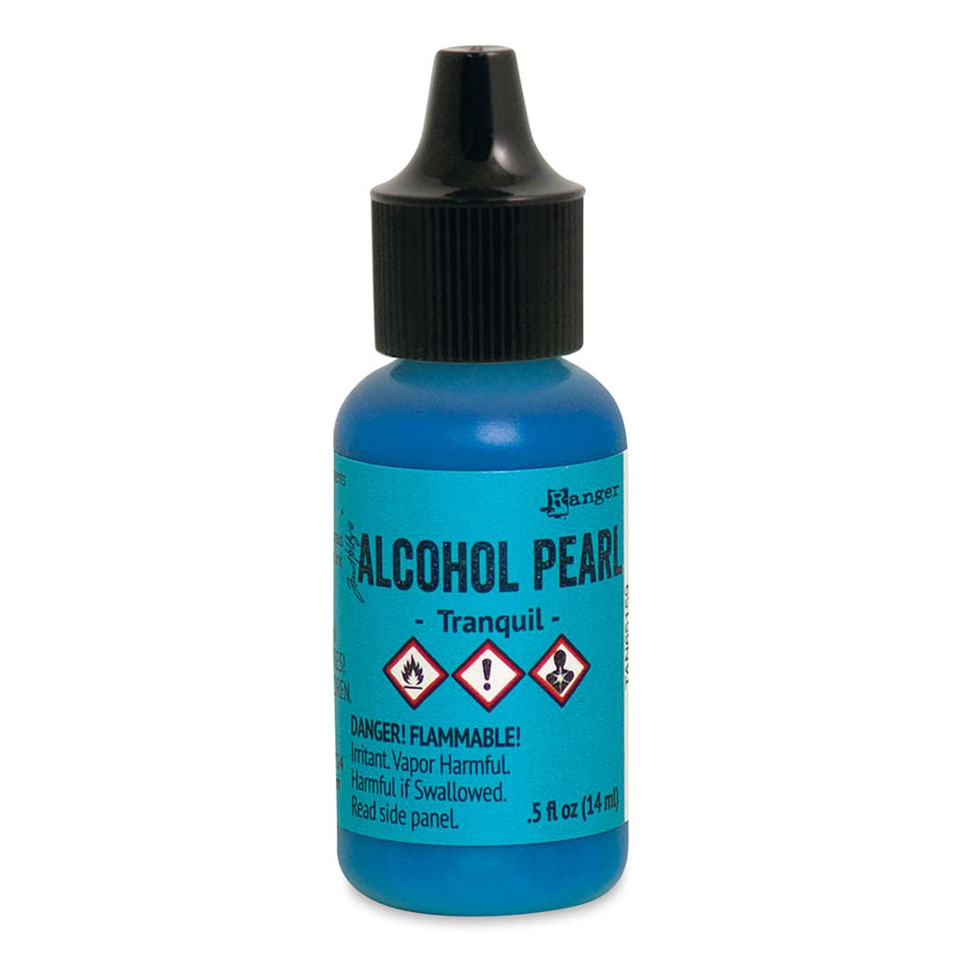 Open in modal - Ranger Tim Holtz Alcohol Ink - Tranquil, Pearl, 0.5 oz
