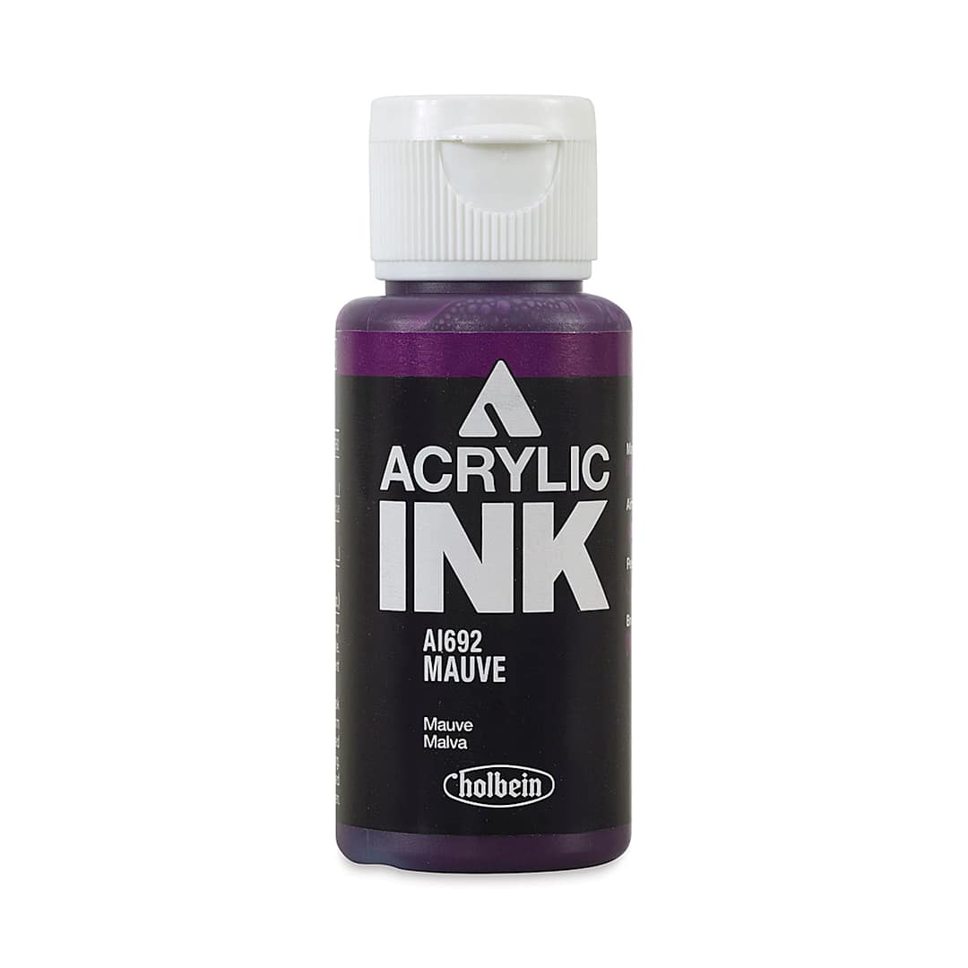 Open in modal - Holbein Acrylic Ink - Mauve, 30 ml