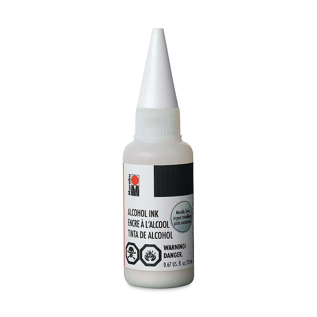 Open in modal - Marabu Alcohol Ink - 792 Metallic Silver