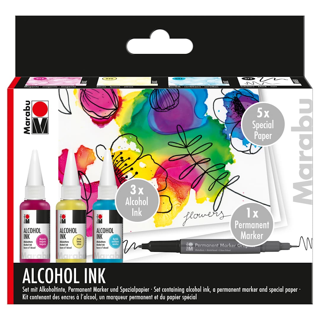Open in modal - Marabu Alcohol Ink Kit