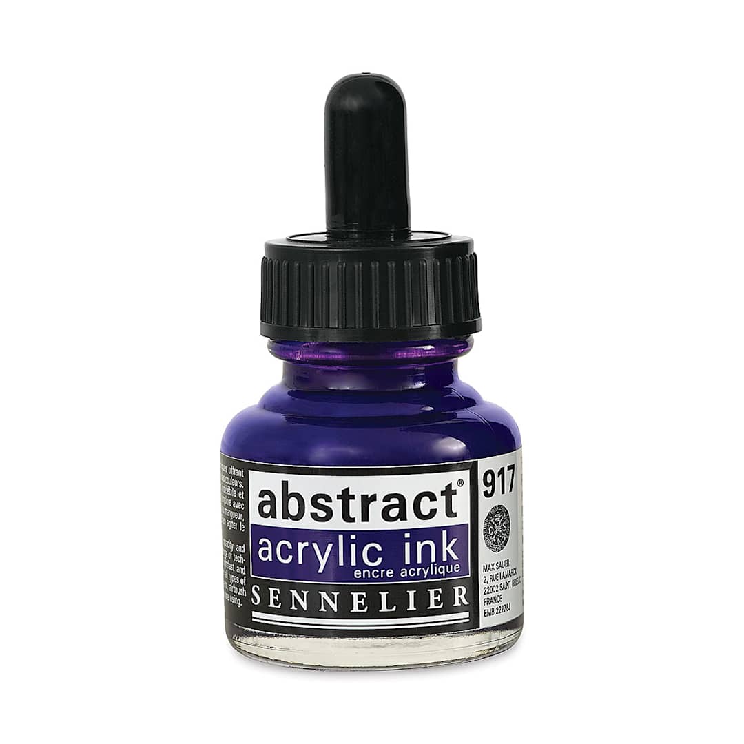 Open in modal - Sennelier Abstract Acrylic Ink - Purple, 1 oz