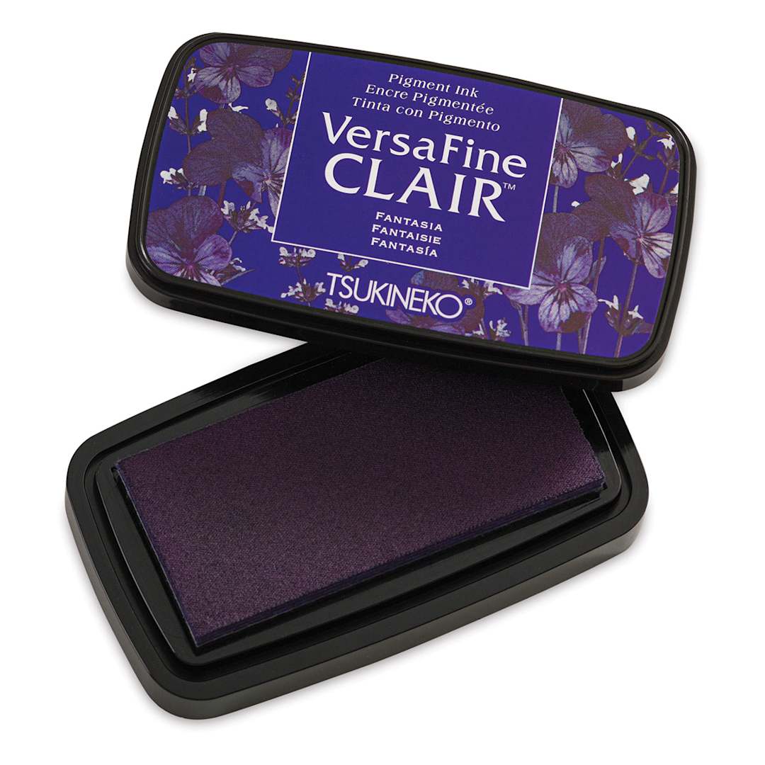 Open in modal - VersaFine Clair Ink Pad - Fantasia with lid off