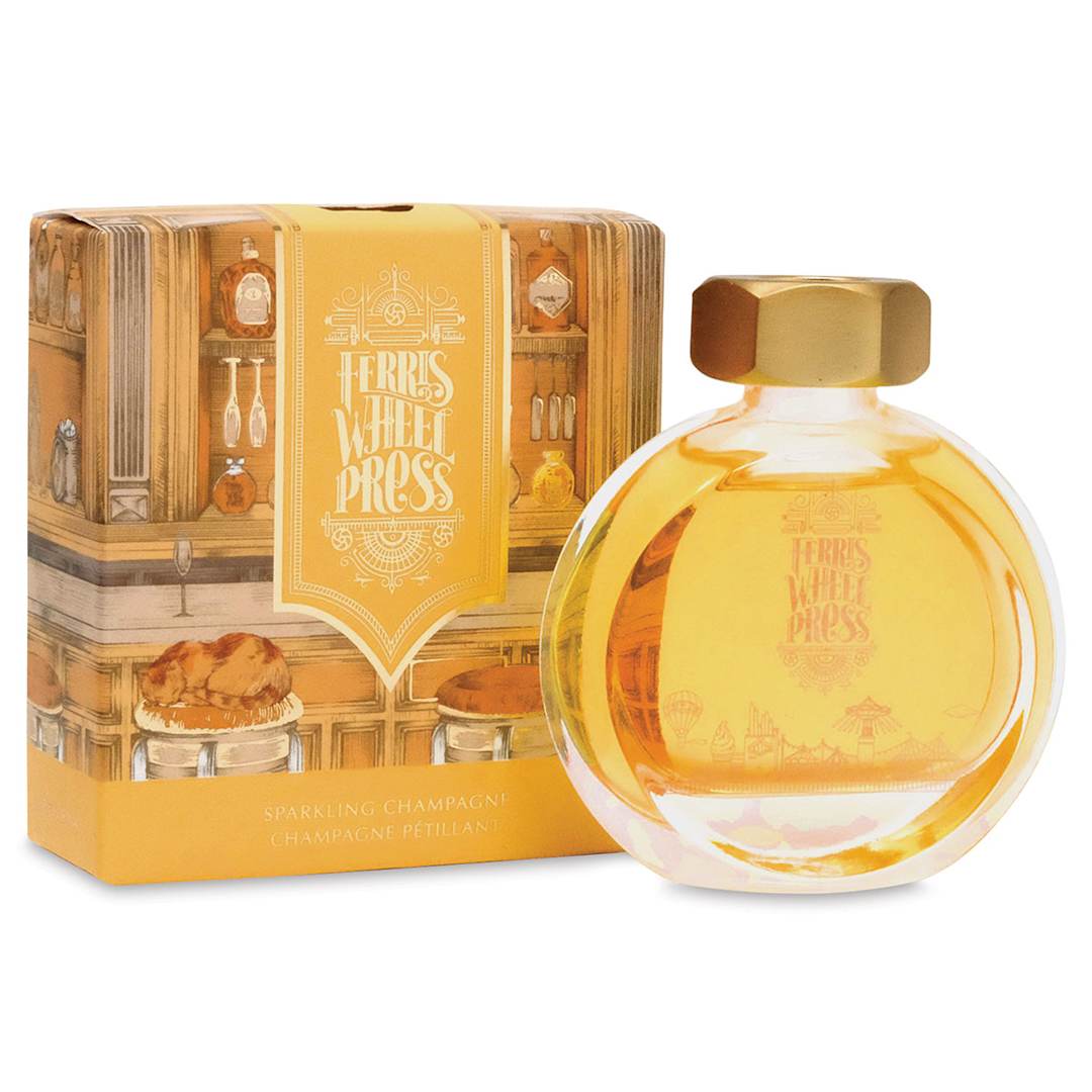 Open in modal - Ferris Wheel Press Fountain Pen Ink - Sparkling Champagne, 38 ml (bottle of ink and box)