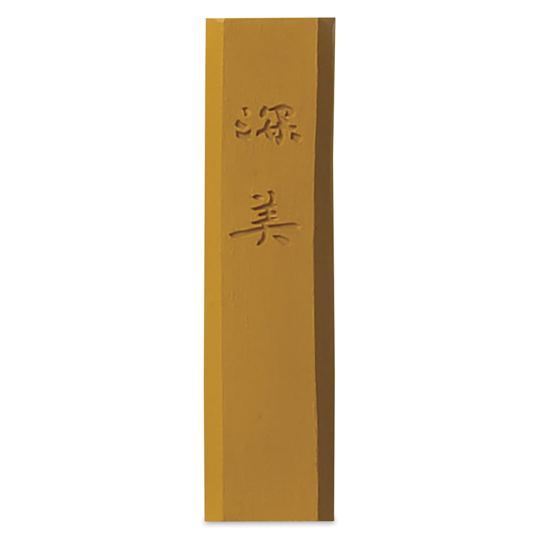 Open in modal - Kuretake Zig Saiboku Shimbi Colored Sumi Ink Stick - Yellow Ochre