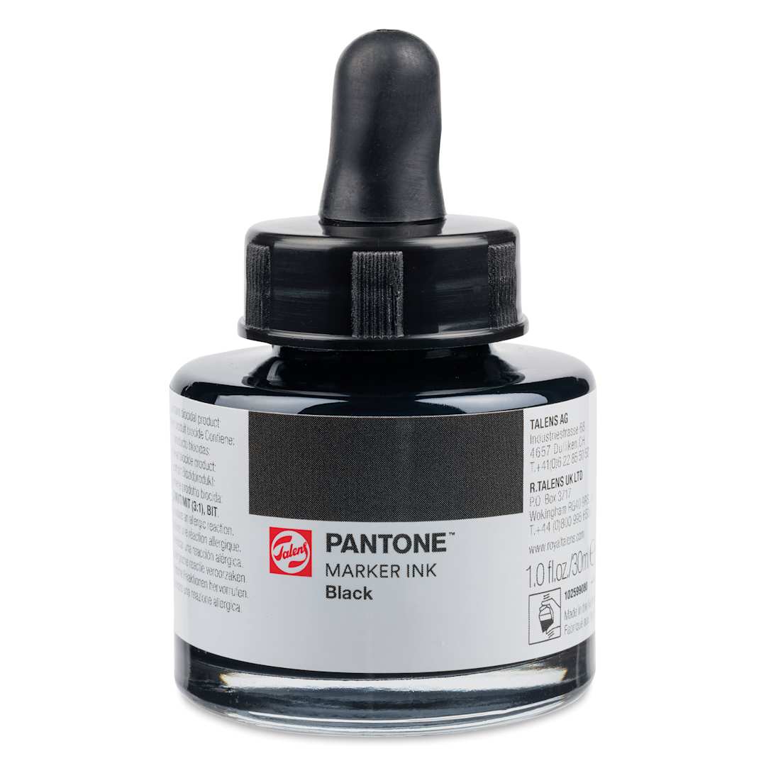 Open in modal - Talens Pantone Marker Ink Refill - Black, 30 ml