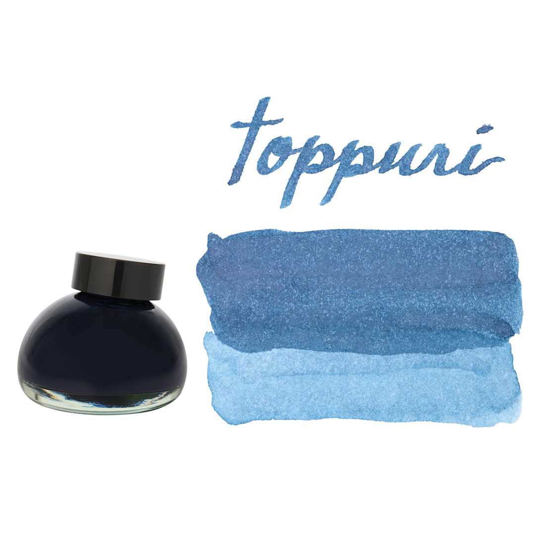 Open in modal - Kakimori Pigment Ink - 06 Toppuri, swatch and bottle