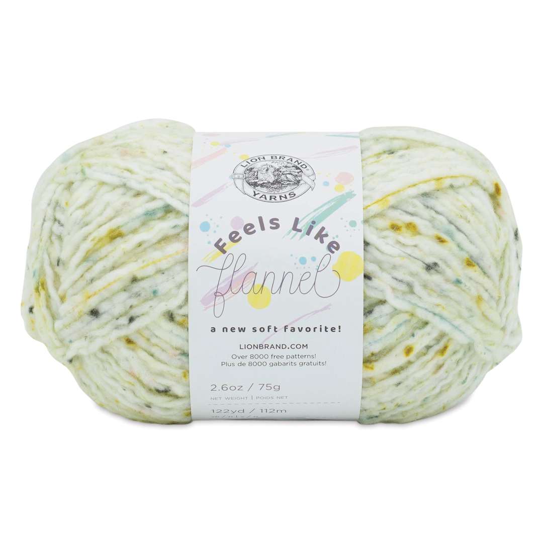 Open in modal - Lion Brand Feels Like Flannel Yarn - Applejack, 122 yards