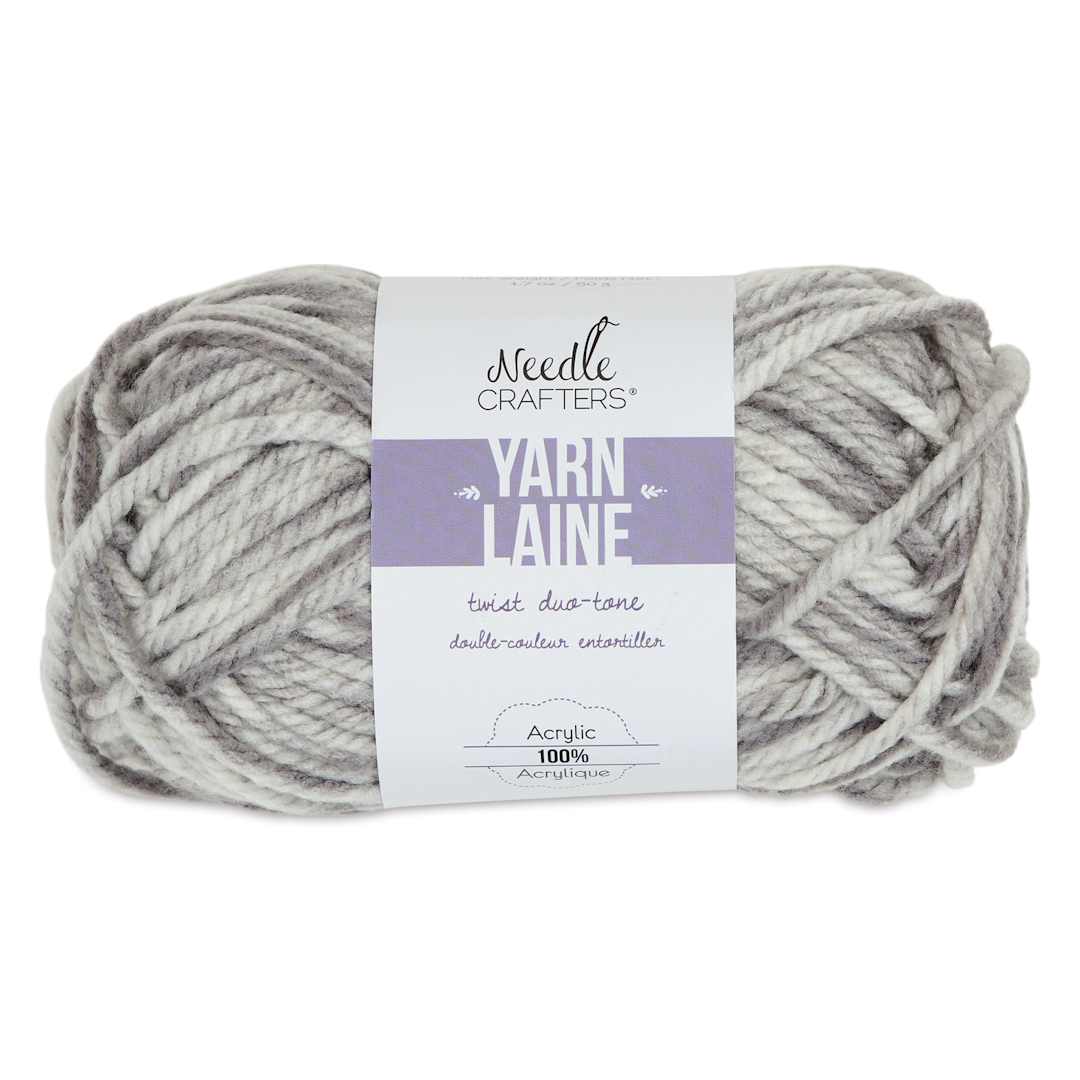 Open in modal - Needle Crafters Twist Duo-Tone Yarn - Smoke, front of the packaging