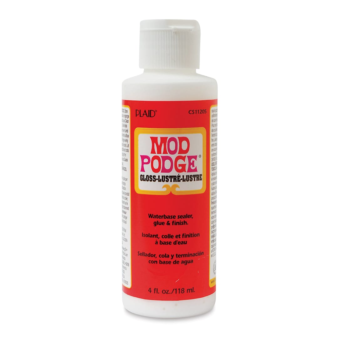 Open in modal - Plaid Mod Podge - Gloss Finish, 4 oz, front of the bottle