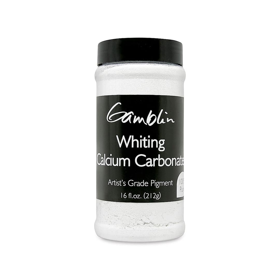 Open in modal - Gamblin Whiting Calcium Carbonate - 16 oz bottle